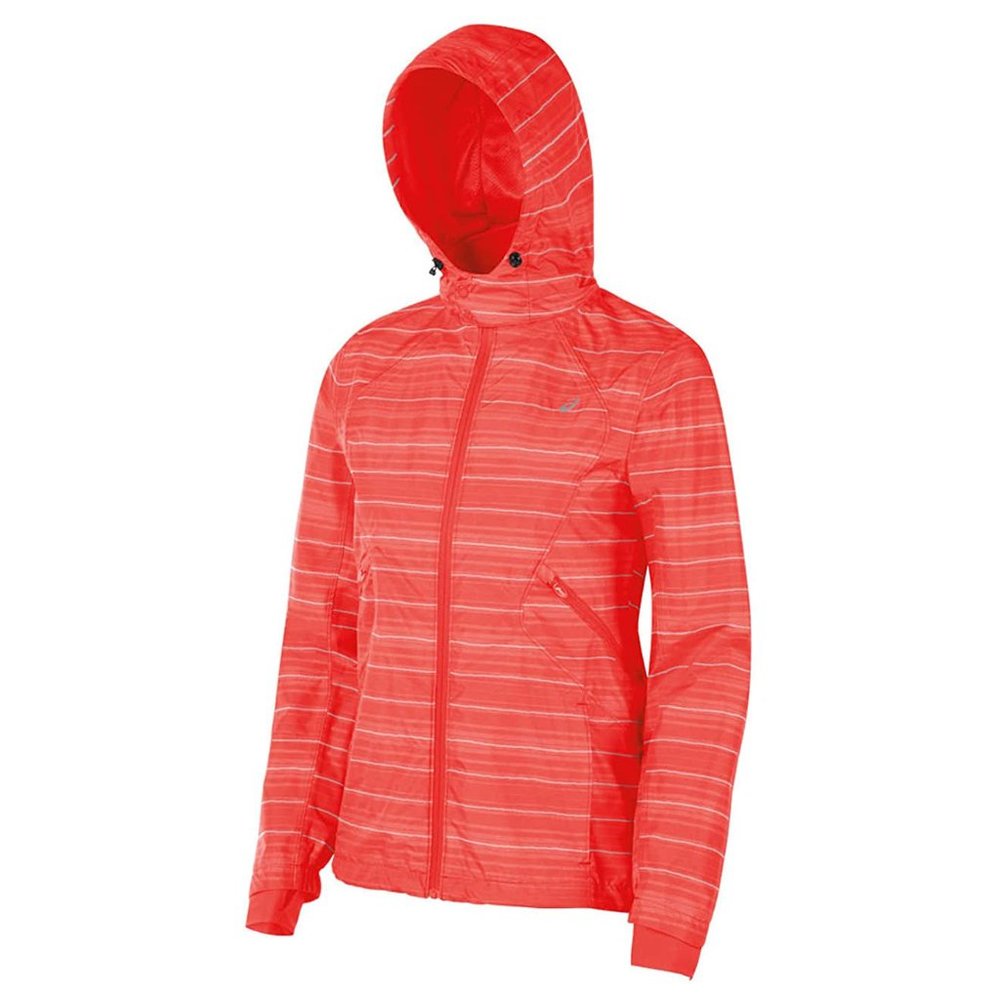 ASICS Women's Storm shelter Jacket -Fiery Coral